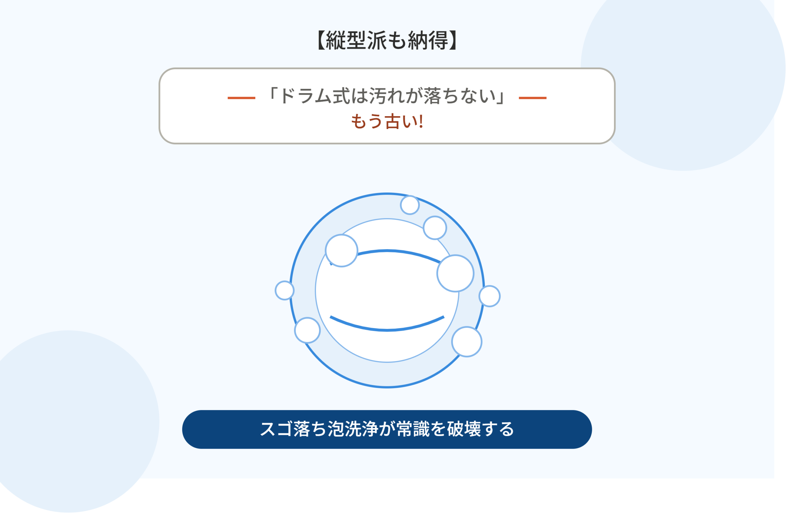 【縦型派も納得】「ドラム式は汚れが落ちない」はもう古い！パナソニック「スゴ落ち泡洗浄」が常識を破壊する話